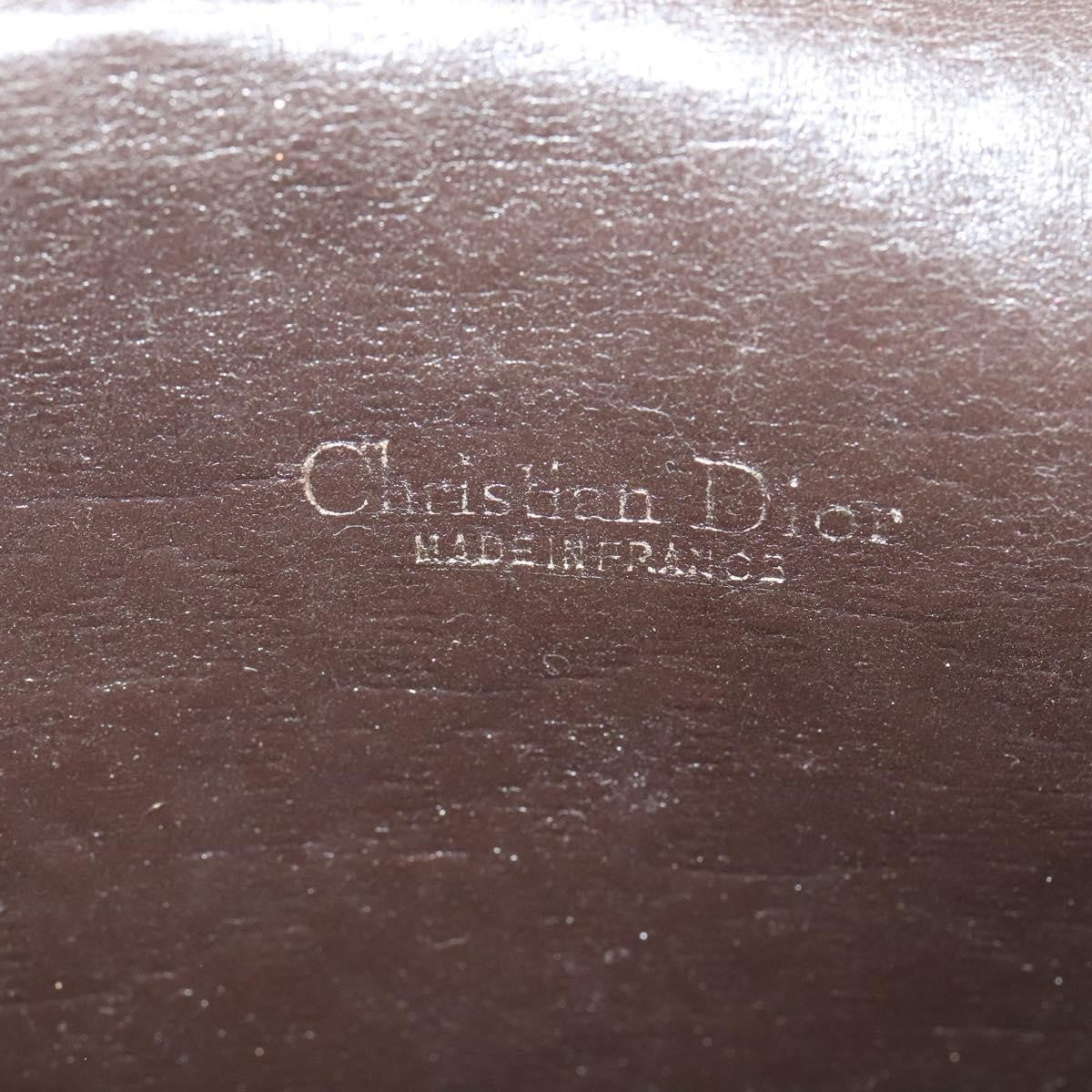 Christian Dior Vintage Trotter Flap Shoulder Bag Canvas