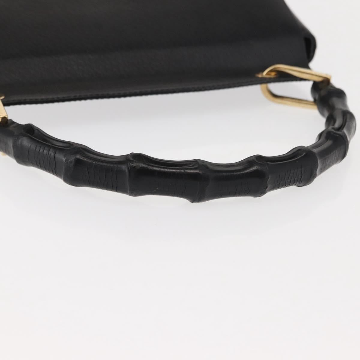 Gucci Vintage Bamboo Handle Bag Leather