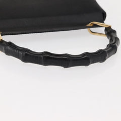 Gucci Vintage Bamboo Handle Bag Leather