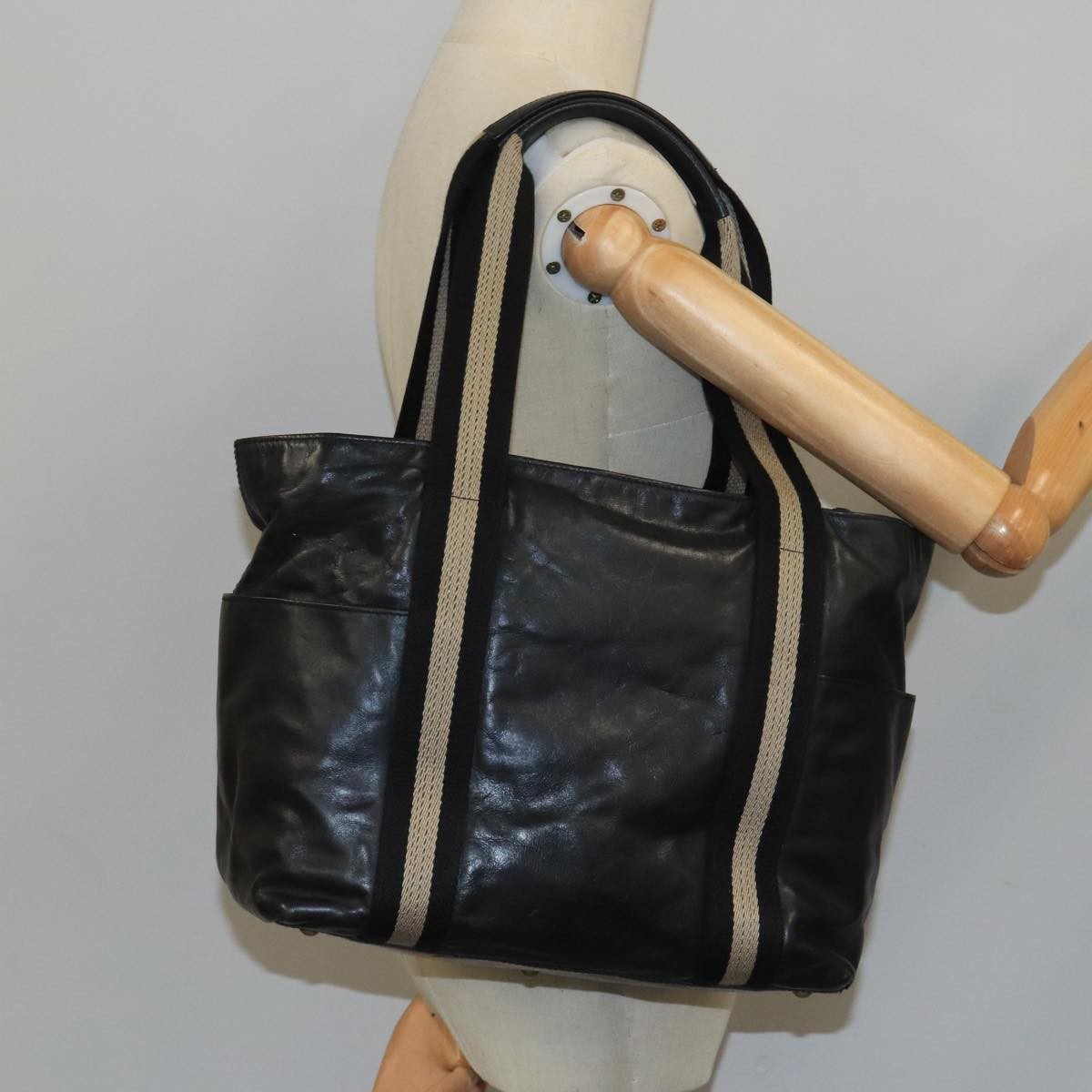 Bally Vintage Tote Bag Leather