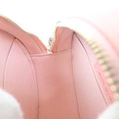 Chanel 19 Round Clutch with Chain Quilted Leather