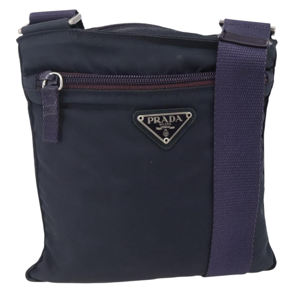 Prada Front Pocket Messenger Bag Tessuto