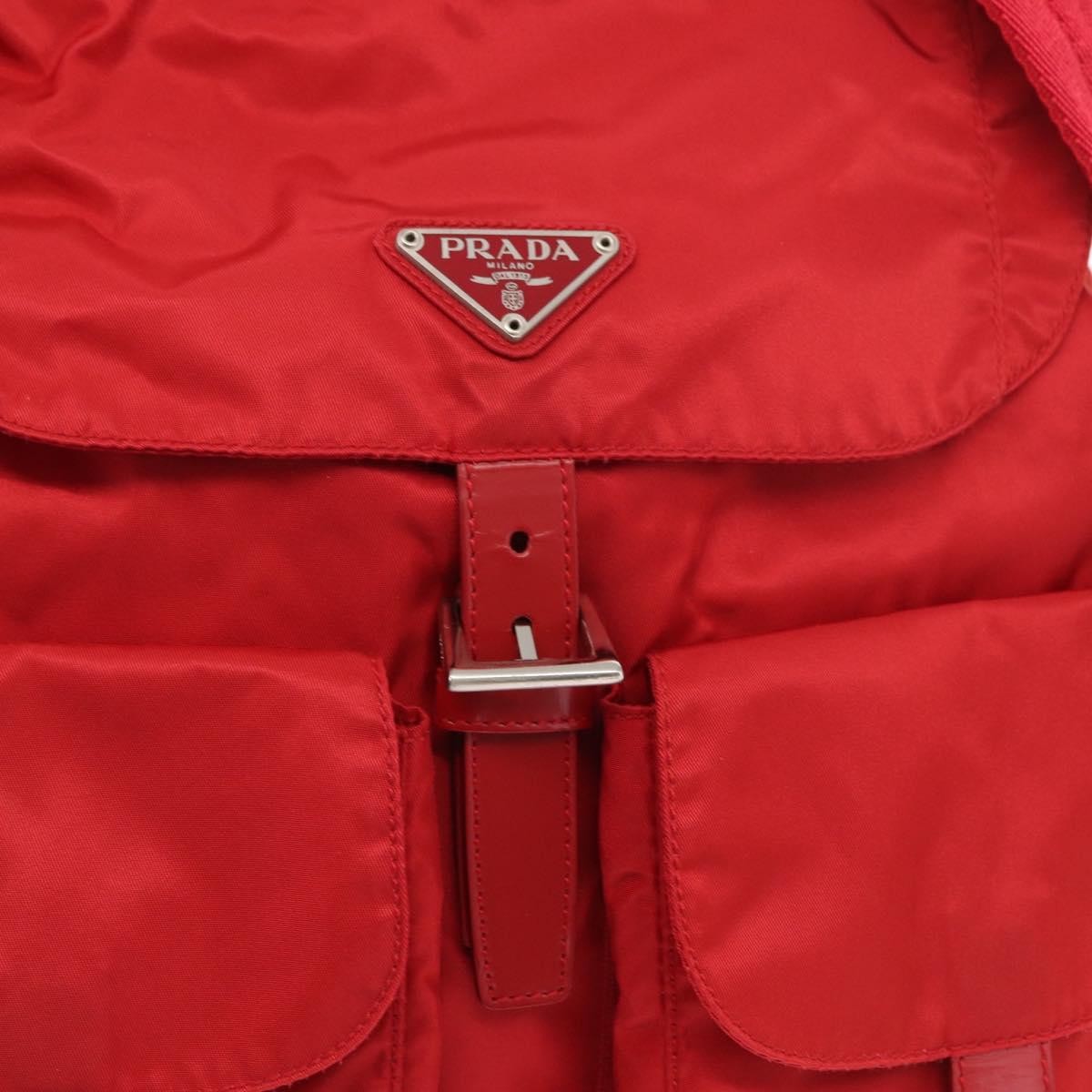 Prada Double Front Pocket Backpack Tessuto