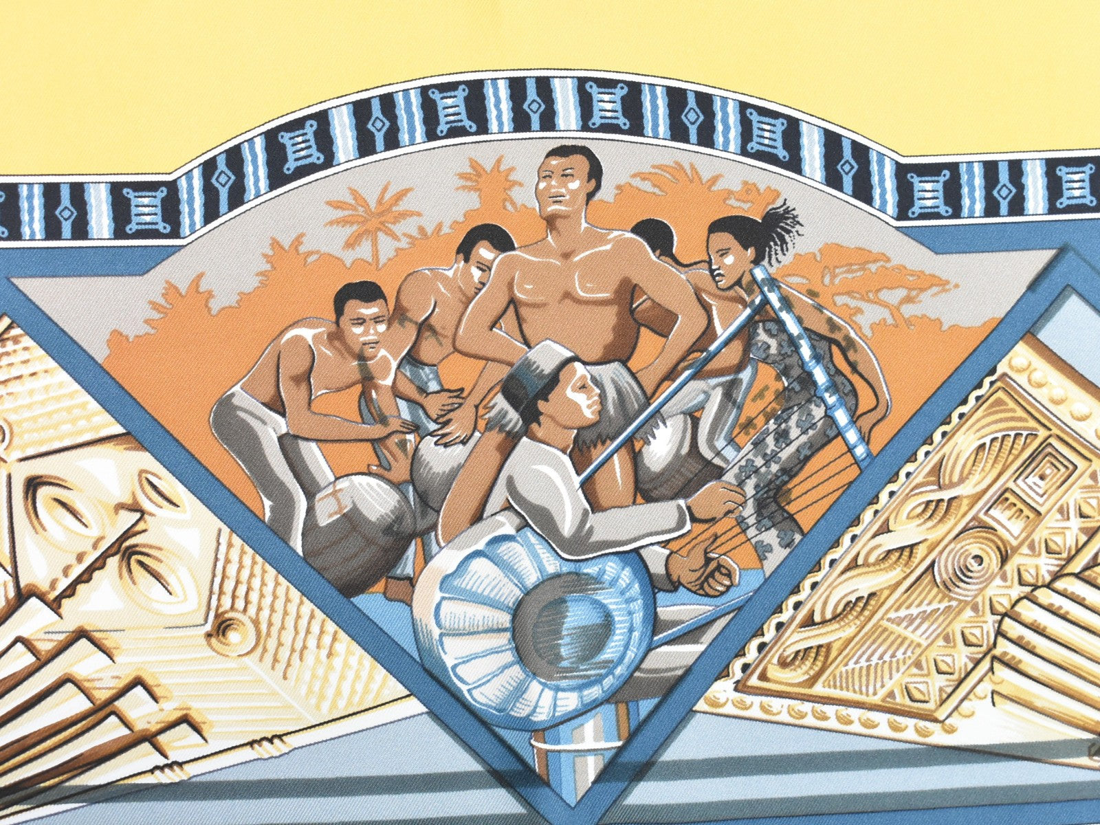 Hermes Carré 90 Silk multicolor