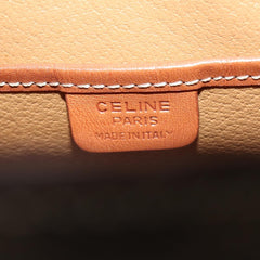 Celine Vintage Macadam Backpack Canvas and Leather