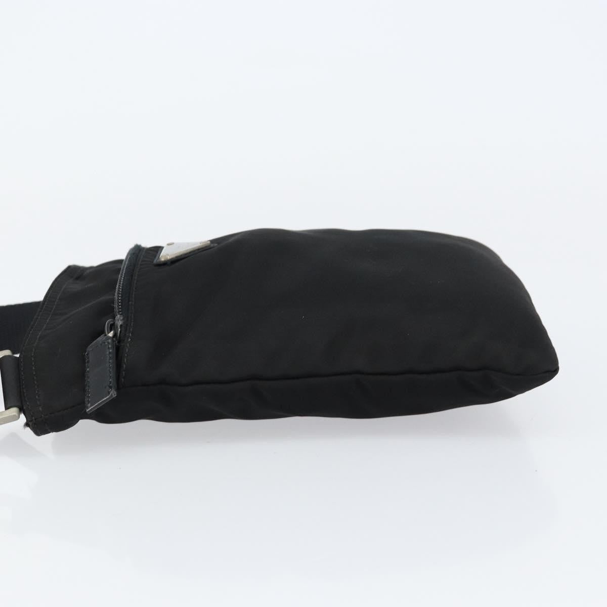 Prada Front Zip Convertible Flat Messenger Tessuto with Leather