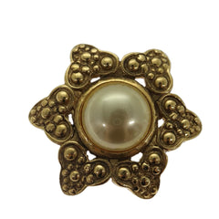 Chanel Baroque CC Brooch Metal