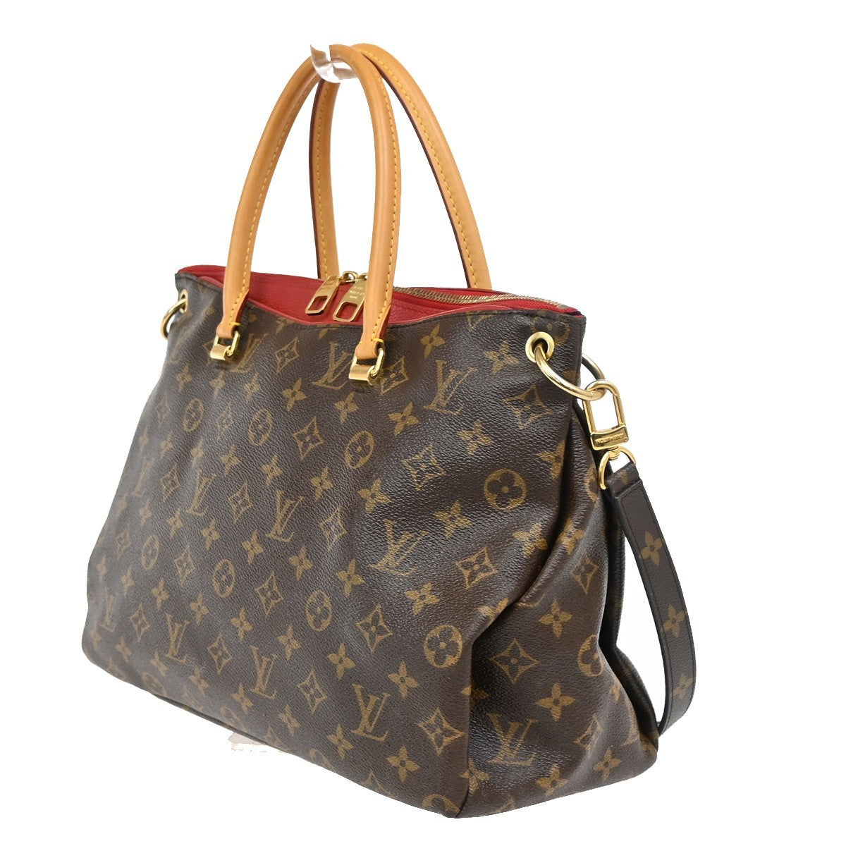Louis Vuitton Pallas Tote Monogram Canvas with Leather