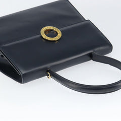 Celine Circle Logo Handbag Leather