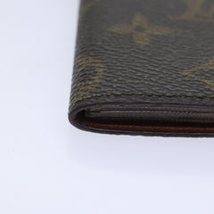 Louis Vuitton Porte Cartes Pression Card Case Monogram Canvas