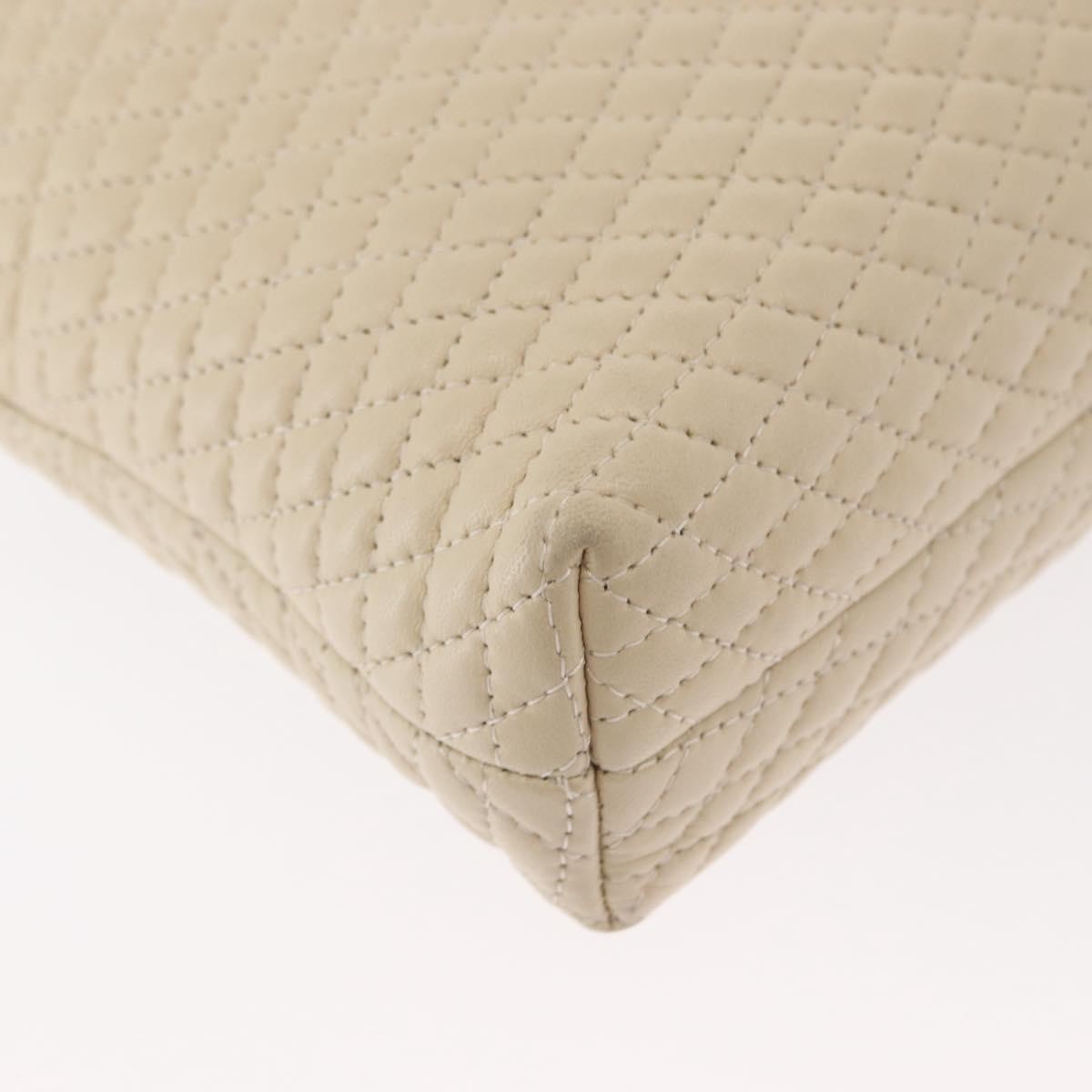 Bally Vintage Chain Shoulder Bag Quilted Leather