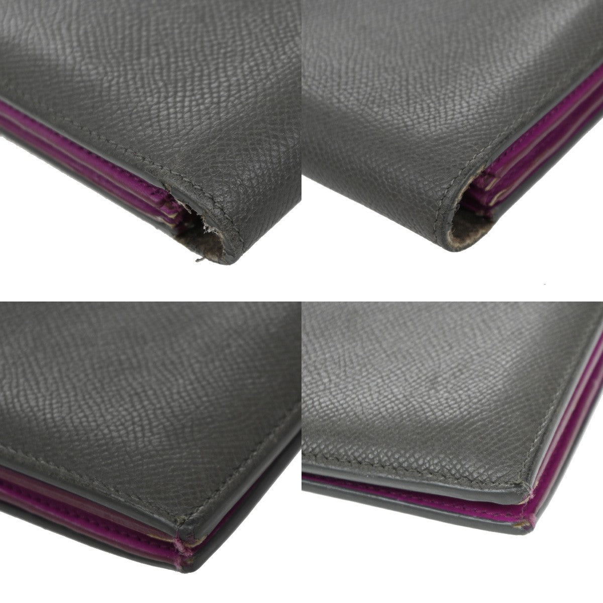 Celine Bifold Flat Wallet Leather