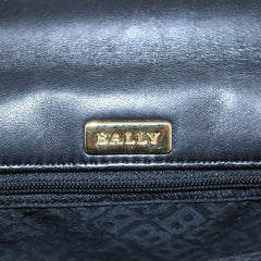Bally Vintage Flap Handbag Quilted Leather