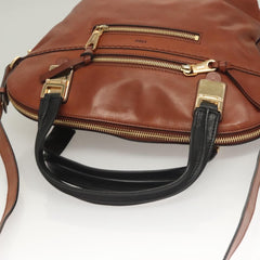 Chloe Angie Tote Leather