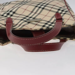 Burberry Nova Check Tote Nylon