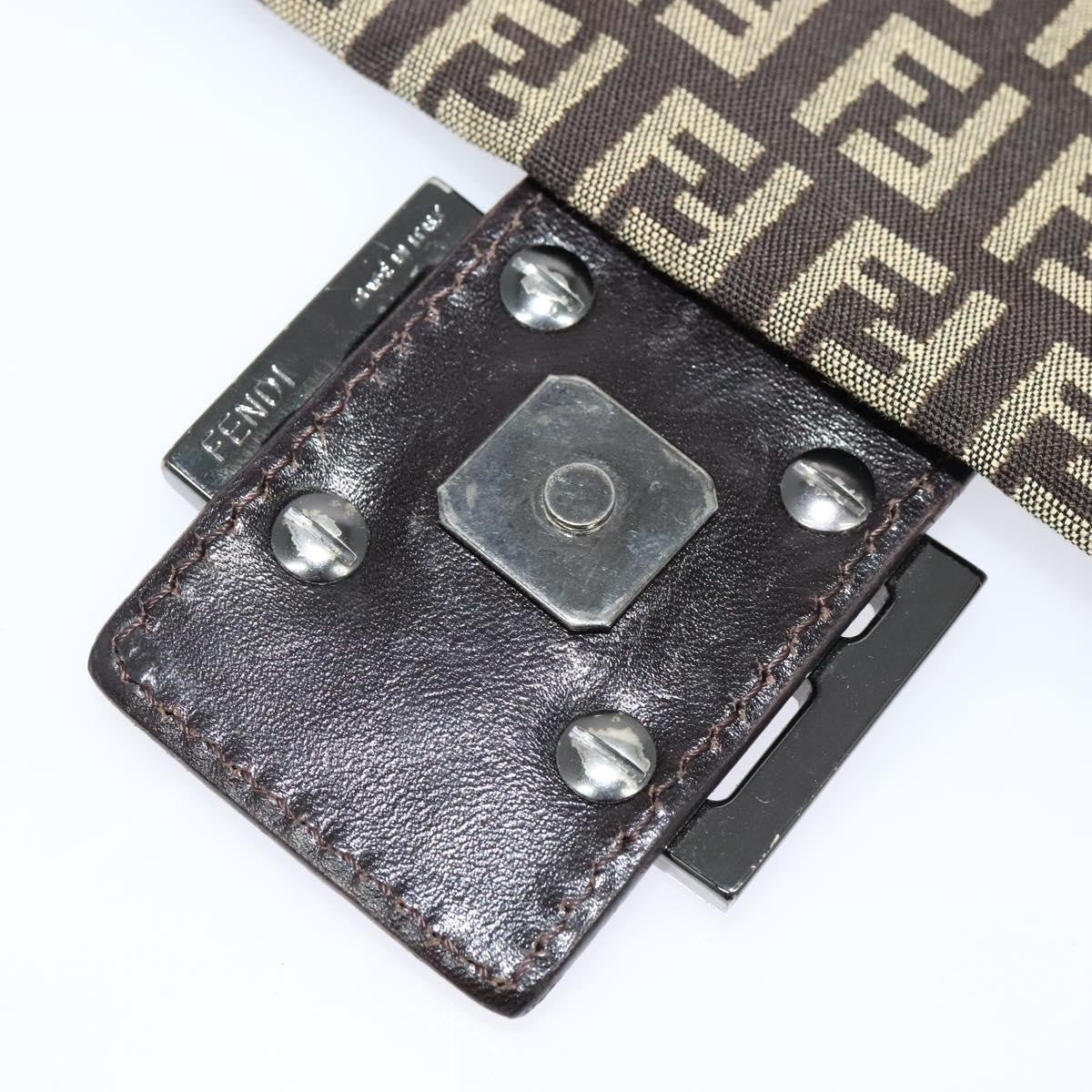 Fendi Mamma Baguette Shoulder Bag Canvas