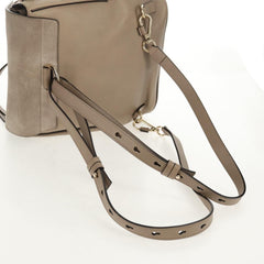 Chloe Faye Backpack Leather and Suede