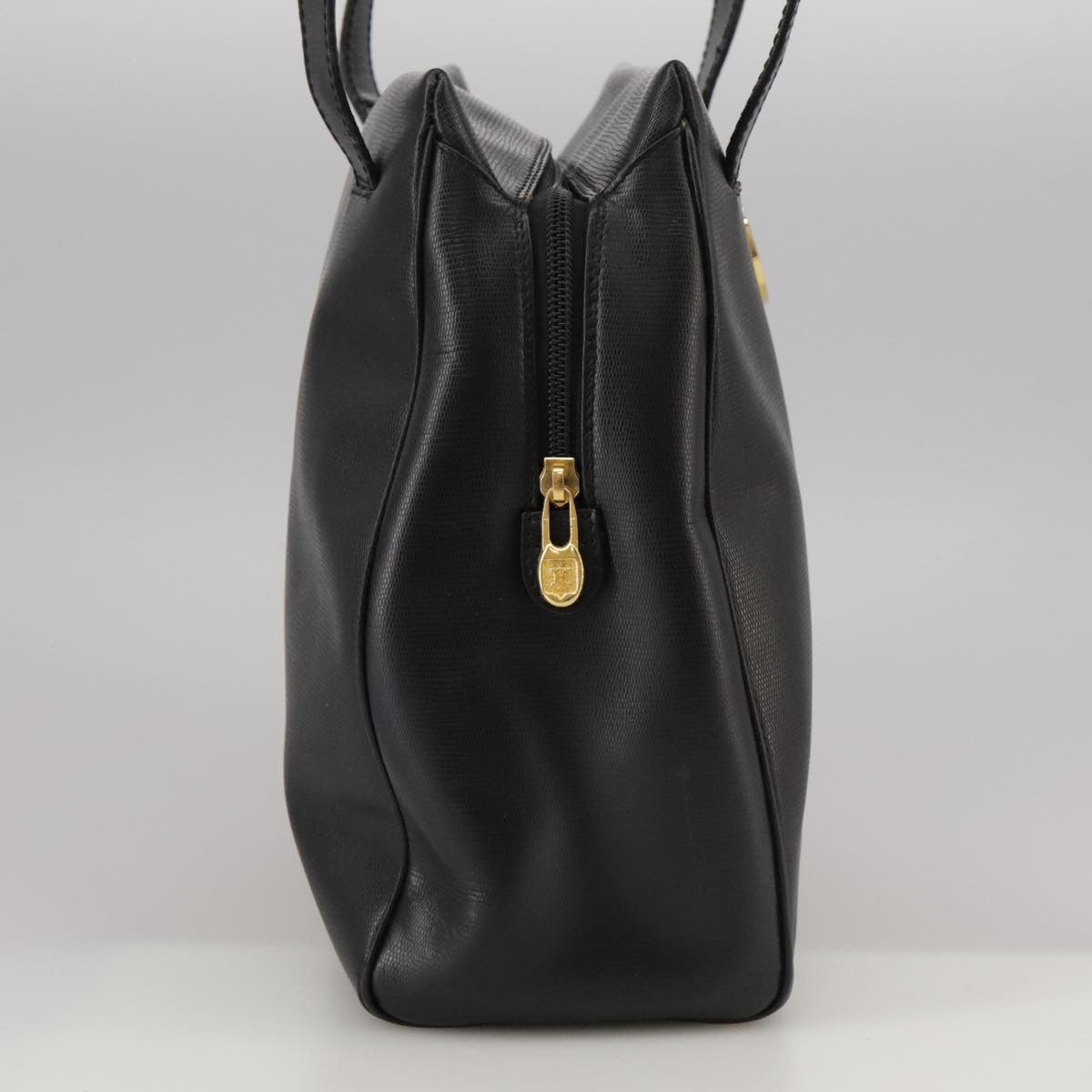 Celine Circle Logo Handbag Leather