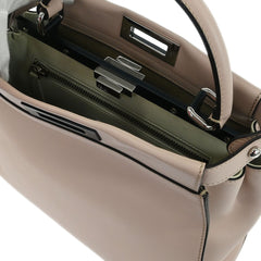 Fendi Peekaboo Bag Leather with Whipstitch Detail