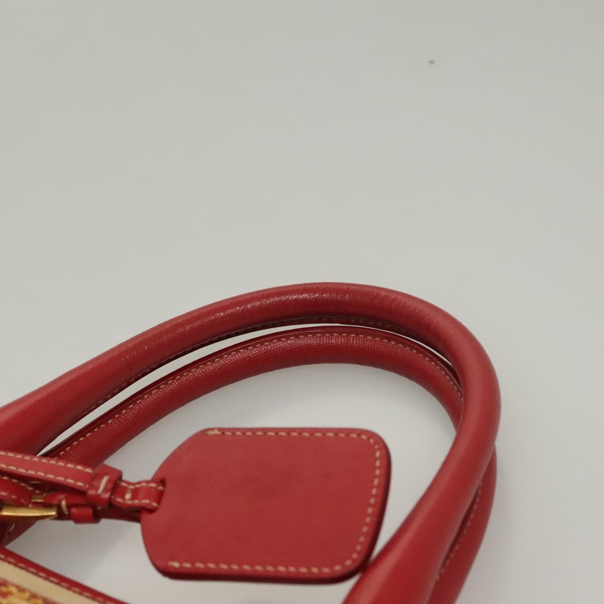 Prada Convertible Tote Canvas and Saffiano Leather