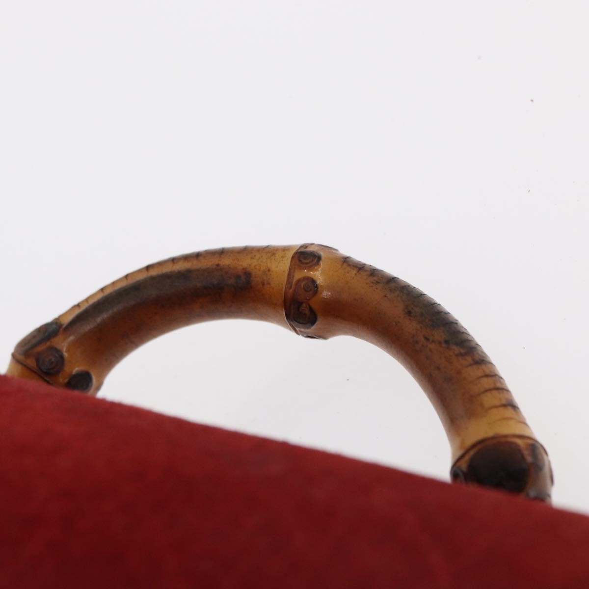 Gucci Vintage Bamboo Backpack Suede