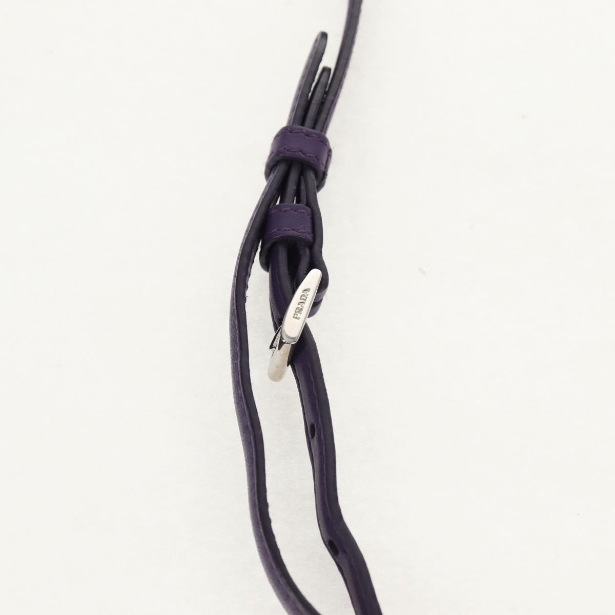 Prada Double Turn Lock Flap Bag Leather with Fringe