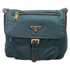 Prada Buckle Messenger Bag Tessuto