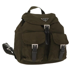 Prada Double Front Pocket Backpack Tessuto