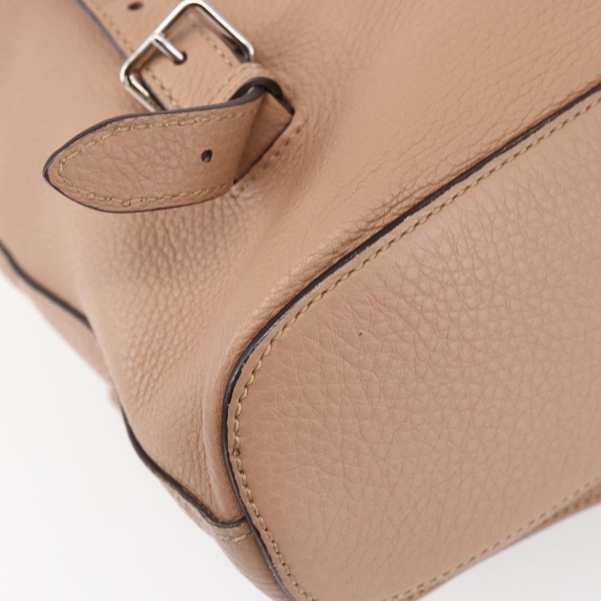 Gucci Vintage Bamboo Backpack Leather