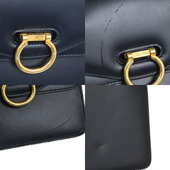 Celine Gancini Handbag Leather