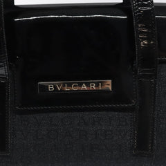 Bvlgari B.Zero1 Logomania Bag Canvas with Leather