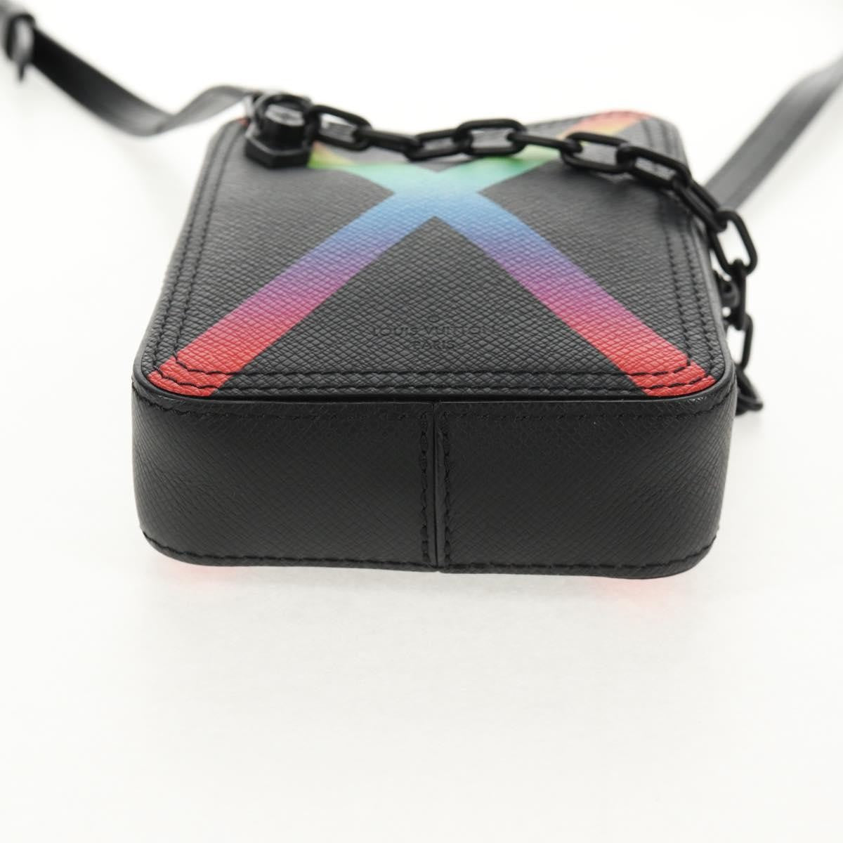 Louis Vuitton Danube Messenger Bag Rainbow Taiga Leather