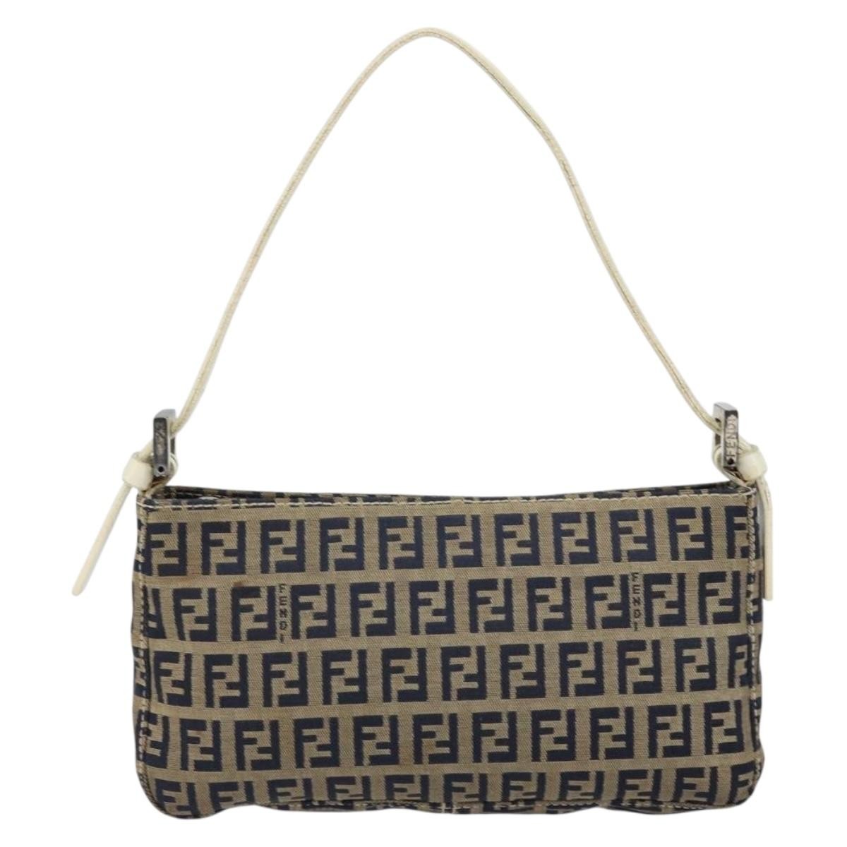 Fendi Pochette Shoulder Bag Zucchino Canvas