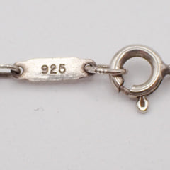 Tiffany & Co. Elsa Peretti Open Heart Pendant Necklace Sterling Silver