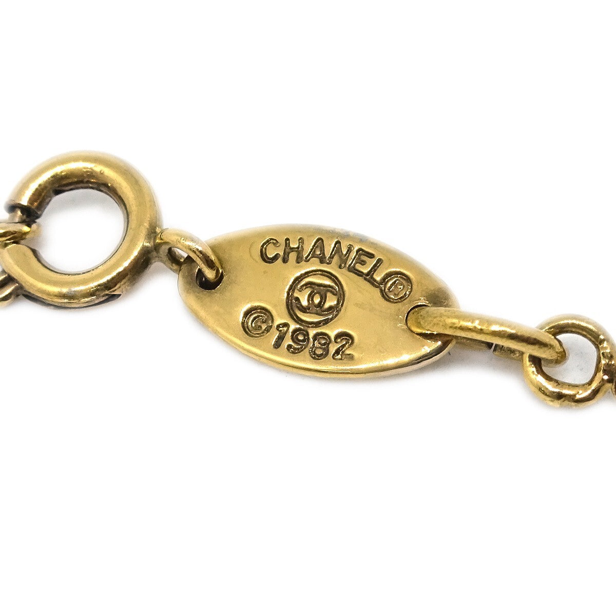 Chanel CC Pendant Necklace Metal