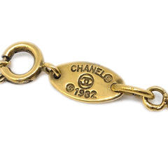 Chanel CC Pendant Necklace Metal