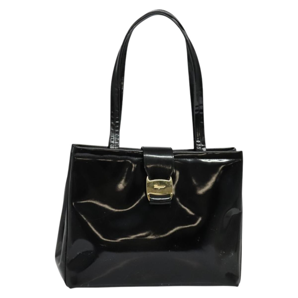 Salvatore Ferragamo Vintage Convertible Tote Patent leather