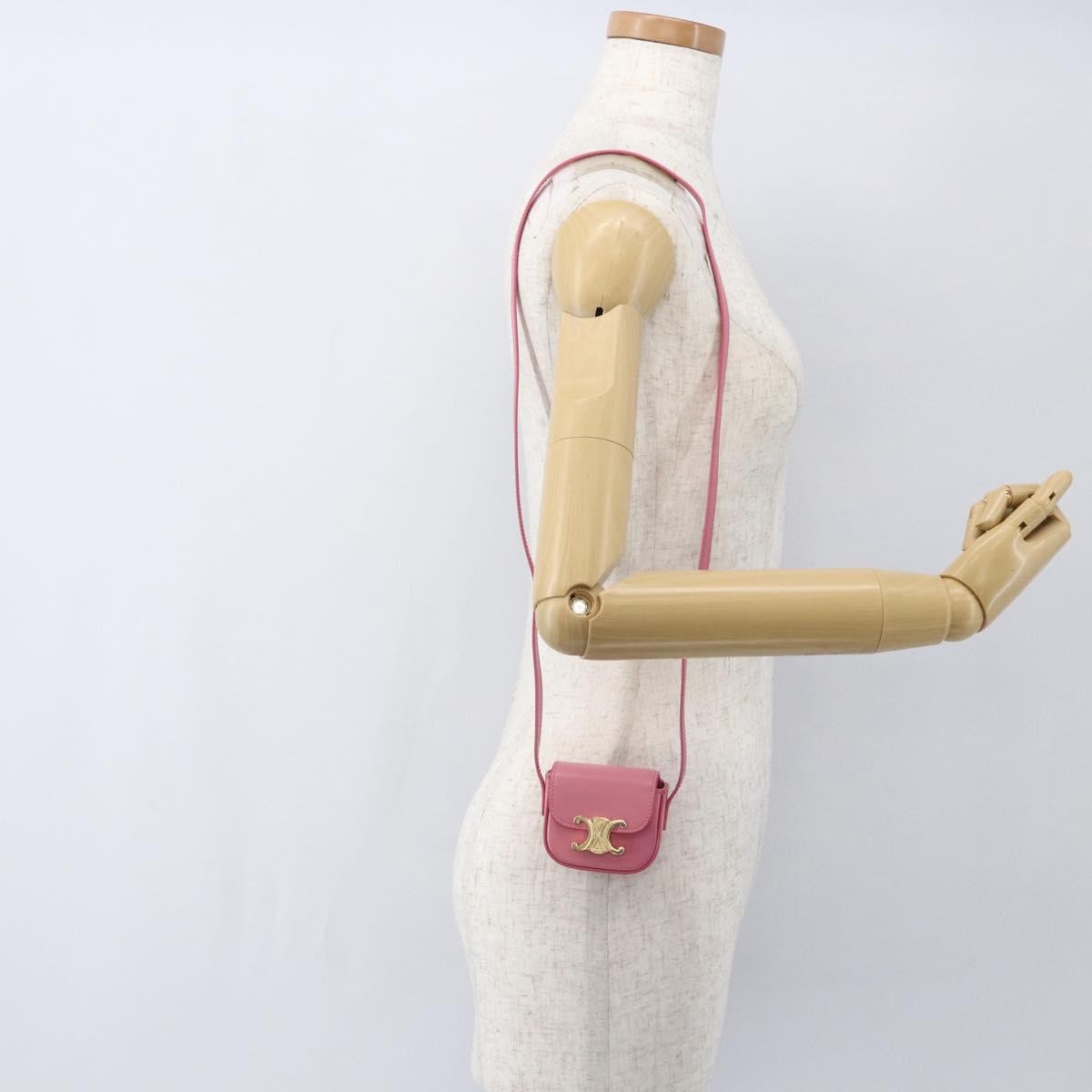 Celine Triomphe Shoulder Bag Smooth Calfskin