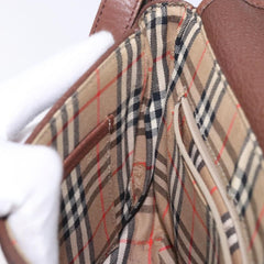 Burberry Flap Shoulder Bag Leather