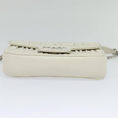 Prada Chain Flap Shoulder Bag Nappa Gaufre