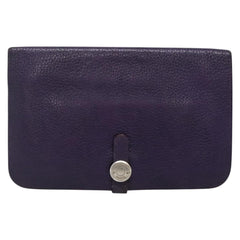 Hermes Dogon Duo Combined Wallet Leather