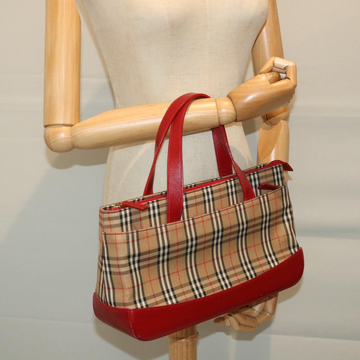 Burberry Nova Check Handbag Nova Check Canvas