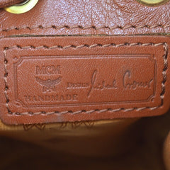 MCM Drawstring Shoulder Bag Leather