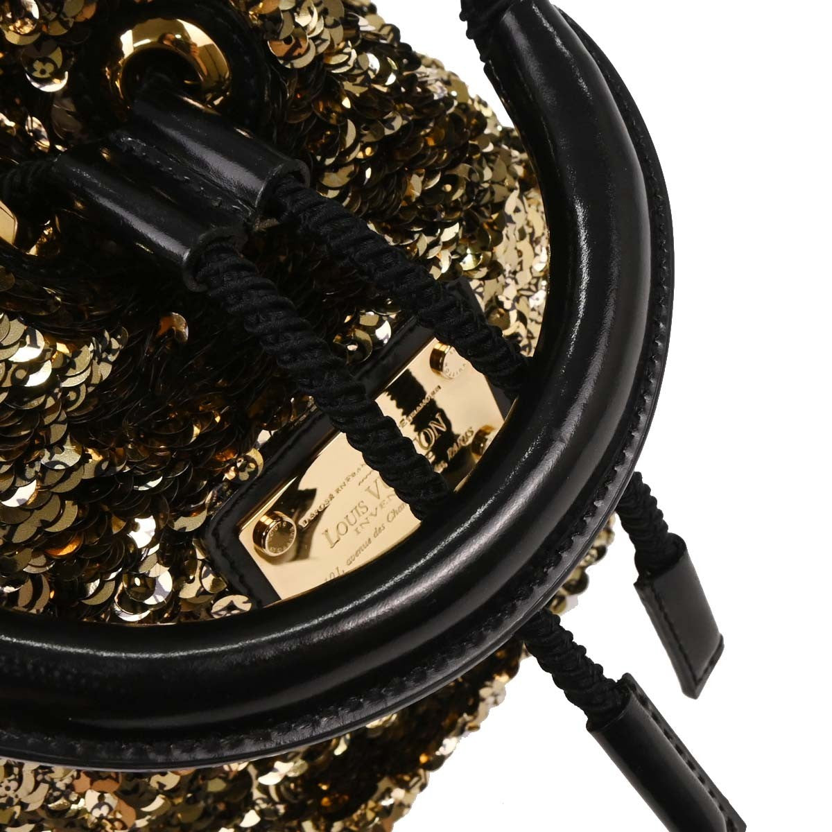 Louis Vuitton Noe Rococo Handbag Sequins