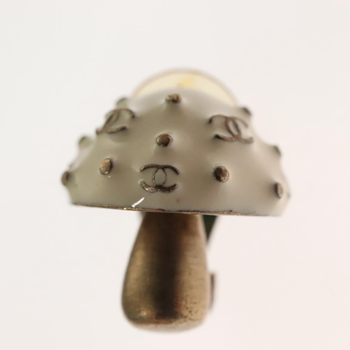 Chanel Vintage CC Clip-On Earrings Metal