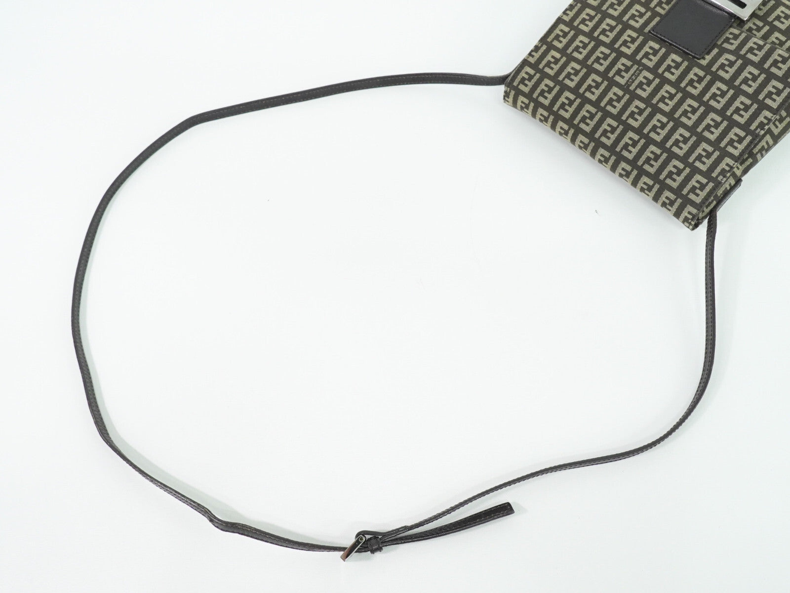 Fendi Mamma Baguette Shoulder Bag Canvas