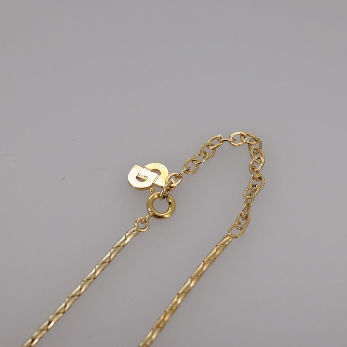 Christian Dior Vintage CD Jumbo chain necklace Metal