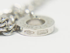 Bvlgari Parentesi Pendant Necklace 18K White Gold