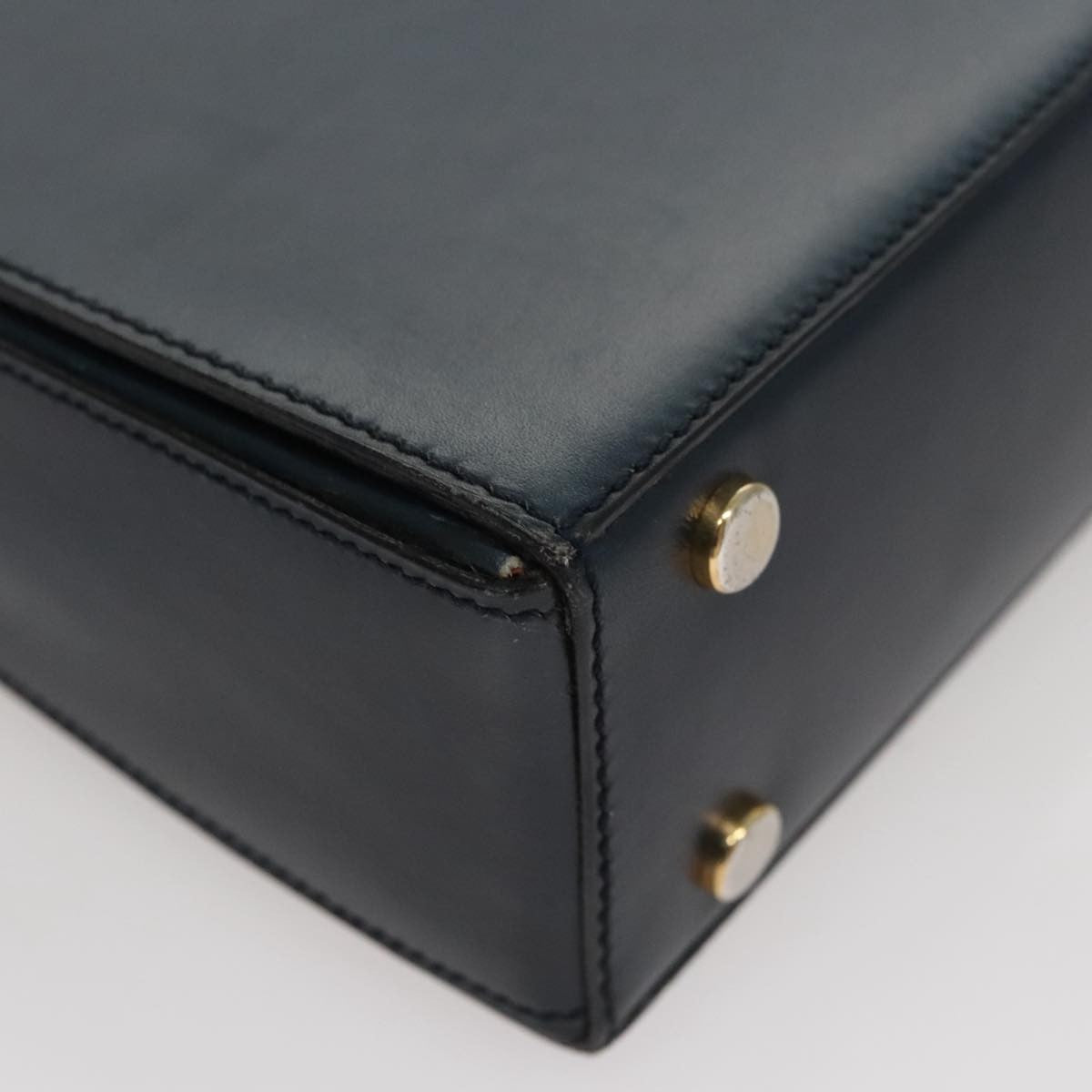 Celine Circle Logo Handbag Leather