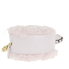 Chanel 19 Round Clutch with Chain Quilted Shearling